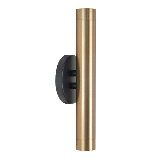 Highlight Moderne wandlamp Trend 2-lichts zwart goud