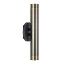 Moderne wandlamp Trend 2-lichts zwart brons