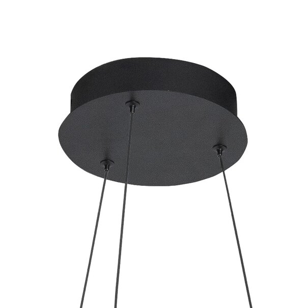 Highlight Modern Industrieel Onda hanglamp Ø60 cm zwart goud