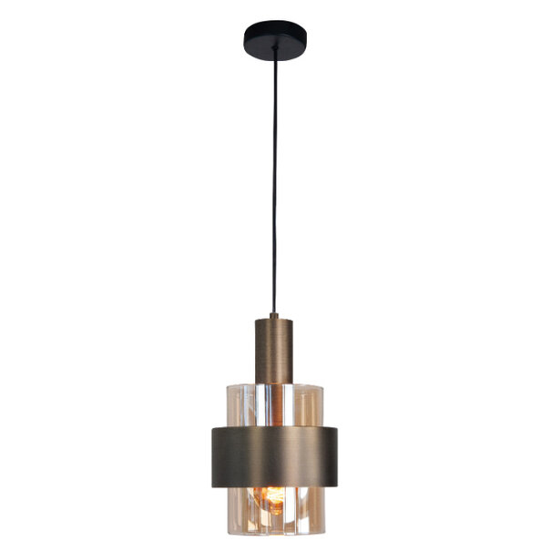 Highlight Modern Industrieel hanglamp Marrone 1-lichts brons