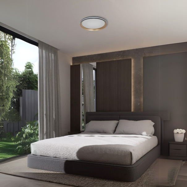 Highlight Modern Elegant plafondlamp Twilight Ø40 cm zwart goud