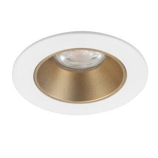 Inbouwspot Downlight 1-lichts wit goud