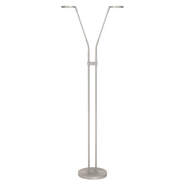 Highlight Modern Industrieel vloerlamp Parma 2-lichts staal