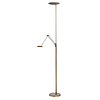 Highlight Modern Functioneel Uplighter met Leeslamp New Roma brons