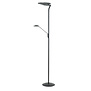 Modern Functioneel Uplighter met Leeslamp New Kopenhagen zwart