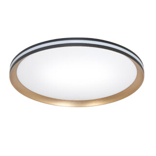 Plafondlamp Twilight Ø40 cm zwart goud