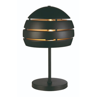 Tafellamp Djarin 1-lichts Ø28 cm zwart