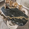 BelaLuz Modern Hotel Chique eetkamertafel Polaris 180 cm deens ovaal