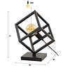 BelaLuz Industrieel design Kubix tafellamp 1-lichts charcoal