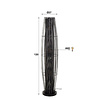 BelaLuz Modern industrieel vloerlamp Aero 3-lichts charcoal