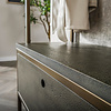 BelaLuz Modern Industrieel garderobemeubel Tess 8 haken brons antiek