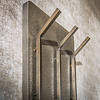 BelaLuz Moderne kapstok Tess 6 haken hoog brons antiek