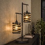 Industriële - Tafellamp - Bruin - 2 lichts - Lawu