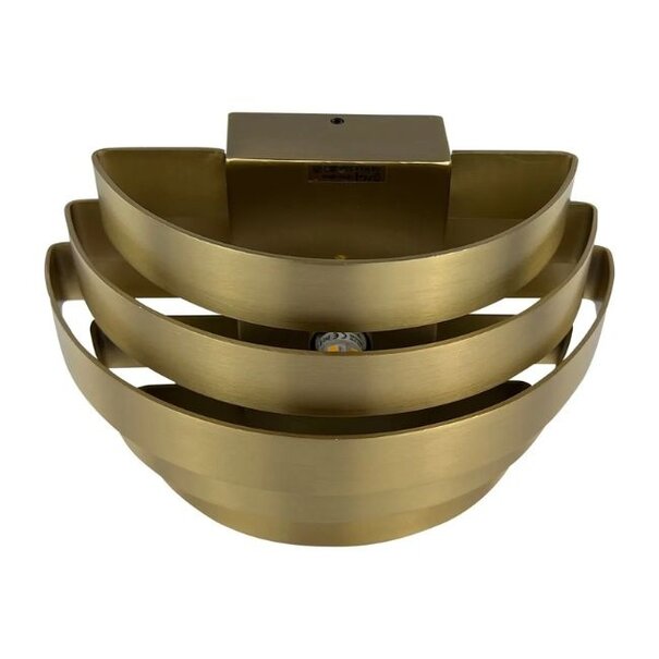 Highlight Moderne wandlamp Scudo 25 cm goud