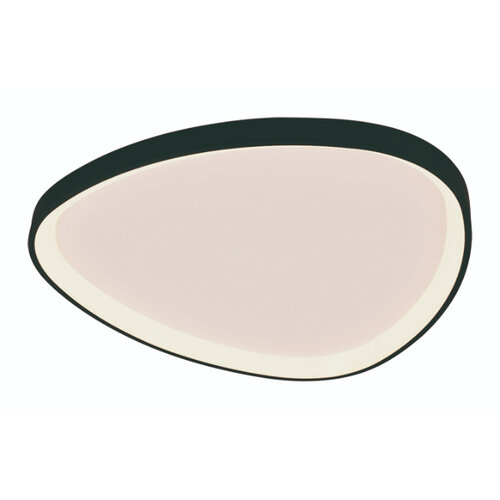 Moderne plafondlamp Organico 1-lichts zwart