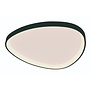 Moderne plafondlamp Organico 1-lichts zwart