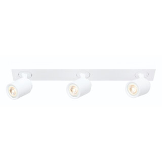 Opbouwspot Razza 3-lichts balk wit