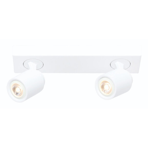 Freelight Modern Scandinavisch Razza opbouwspot 2-lichts balk wit