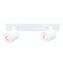 Modern Scandinavisch Razza opbouwspot 2-lichts balk wit