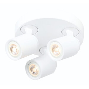 Freelight Modern Scandinavisch Razza opbouwspot 3-lichts wit