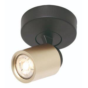 Freelight Modern Hotel chique Razza opbouwspot 1-lichts zwart goud