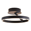 Freelight Modern industrieel plafondlamp Pilota Ø40cm zwart