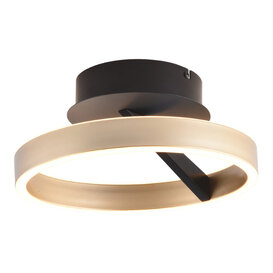 Plafondlamp Pilota 1-lichts goud Ø30 cm