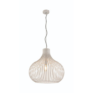 Hanglamp Aglio 1-lichts crème Ø58 cm