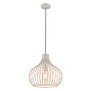 Modern Scandinavisch hanglamp Aglio Ø38cm 1-lichts crème
