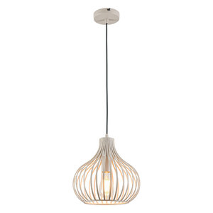 Freelight Modern Scandinavisch hanglamp Aglio Ø28cm 1-lichts crème