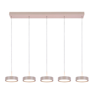 Hanglamp Alieno 5-lichts crème