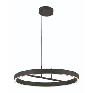 Hanglamp Livello 1-lichts zwart Ø60cm