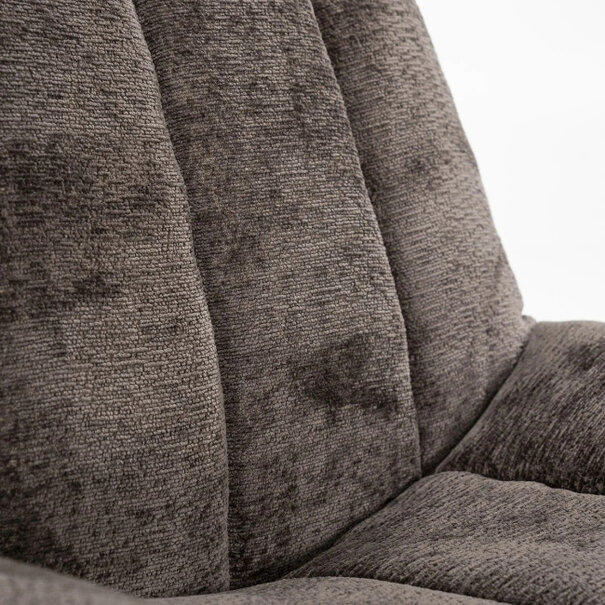 By-Boo Scandinavisch Modern fauteuil Derby bruin draaibaar