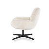 By-Boo Scandinavisch Modern fauteuil Derby beige draaibaar