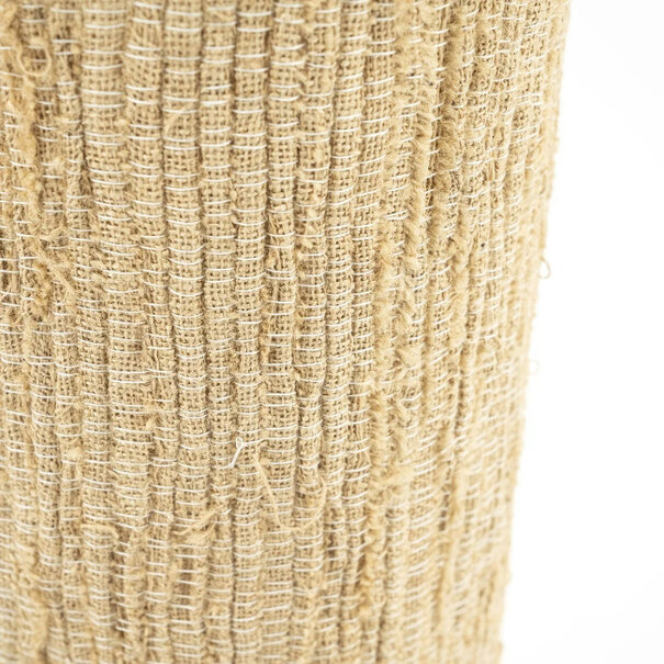 By-Boo Bohemian Japandi tafellamp Gadja large 1-lichts Hout Jute