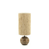 By-Boo Bohemian Japandi tafellamp Gadja small 1-lichts Hout Jute