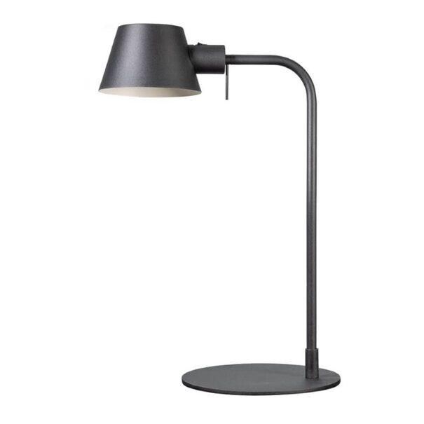 ETH Modern industrieel tafellamp Dex 1-lichts zwart