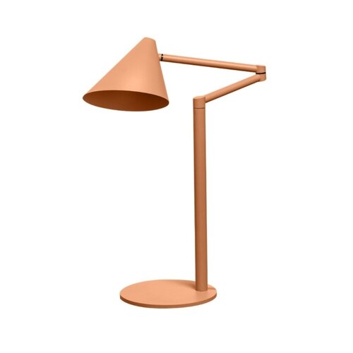 Moderne tafellamp Marvis 1-lichts zalm roze