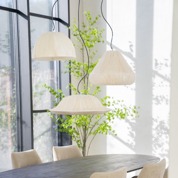 By-Boo Japandi Scandinavisch hanglamp Lokta 2 1-lichts naturel papier