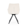 By-Boo Modern Scandinavisch eetkamerstoel Bliss beige met armleuning