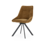 Modern Scandinavisch eetkamerstoel Bliss mosterd