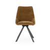 By-Boo Modern Scandinavisch eetkamerstoel Bliss mosterd