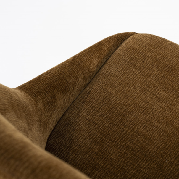By-Boo Modern Scandinavisch eetkamerstoel Bliss mosterd