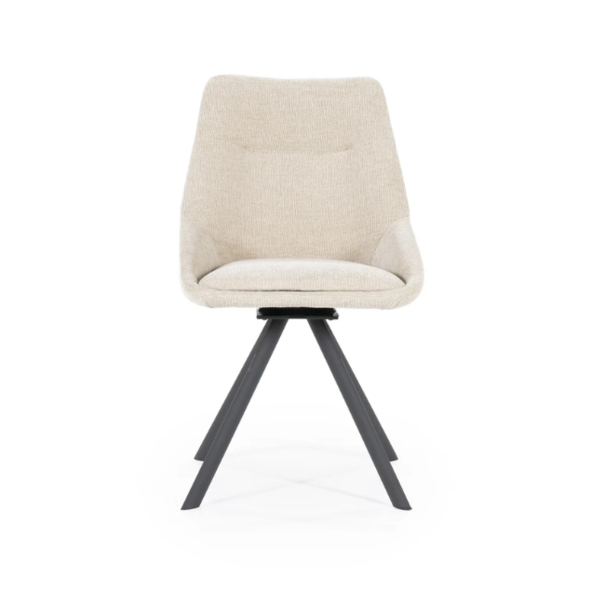By-Boo Modern Scandinavisch eetkamerstoel Bliss taupe