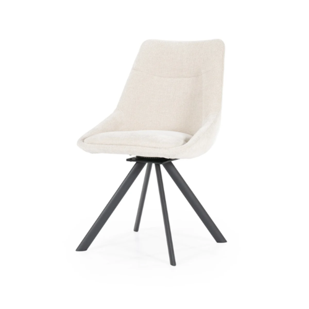 By-Boo Modern Scandinavisch eetkamerstoel Bliss beige