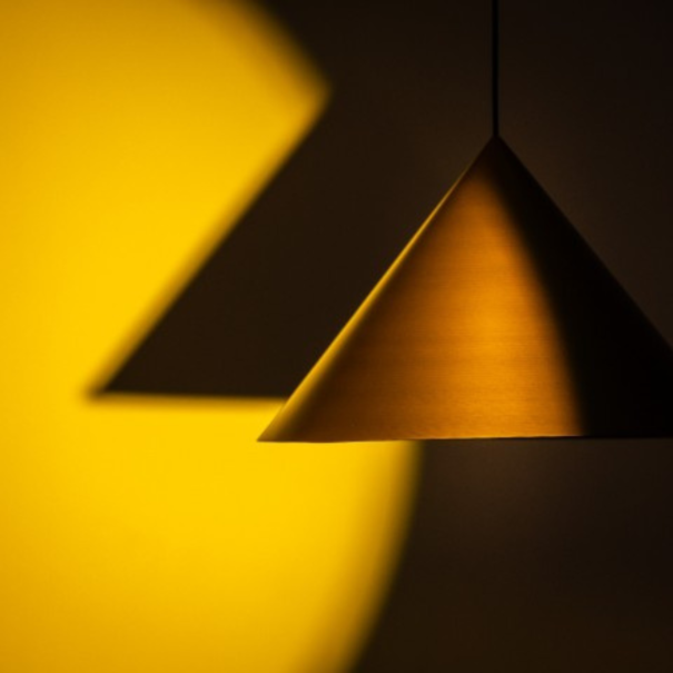 ETH Modern Industrieel hanglamp Dillon 1-lichts brons