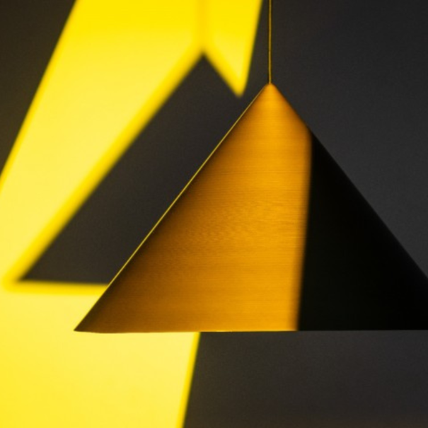 ETH Modern Industrieel hanglamp Dillon 1-lichts brons