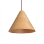 Scandinavisch Landelijk hanglamp Robin 1-lichts Ø33 cm eikenhout