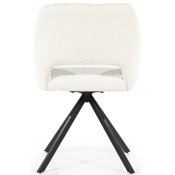Eleonora Scandinavisch Modern eetkamerstoel Fabio beige spark