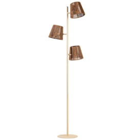 Vloerlamp Daan 3-lichts zand